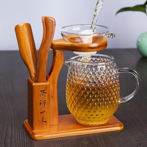 Tea set Outfit Zen Tea Ceremony Clip Scoop Fair Cup Strainer Holder Set Tools Bamboo Set Tea Accessories Decoration Pen Holder