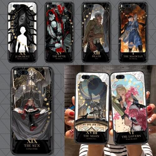 Anime Fullmetal Alchemist Phone case For Xiaomi Mi Max Note 3 A2 A3 8 9 9T 10 Lite Pro Ultra black luxury waterproof fashion