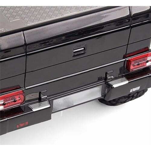 2pcs Metal Rear Bumper Pedal Decoration Trims for 1/10 Traxxas TRX6 G63 TRX4 G500 RC Car Accessories footboard