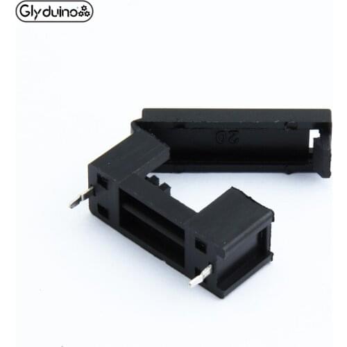 Glyduino 10PCS Mount BLX-A type Fuse HOLDER 5*20 MM 15A/125V SOLDER HOLDERS With Cover Case