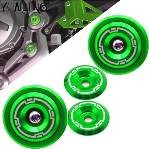 For Kawasaki Z900 Z 900 2017 2018 2019 Motorcycle Accessories Z900 Frame Caps Frame Hole Cover Plug Kit Decor Fairing Guard Z900