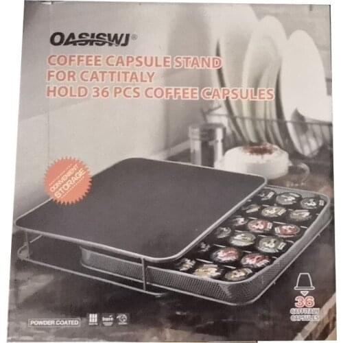 Oasiswj Coffee Machine Base Storage Capsule Caffitaly/Dolce Gusto/Espresso