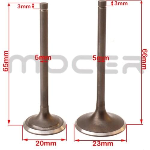 Motorcycle fit lifan engine parts 110cc Bike Horizontal Engine Intake Valve exhaust valve for Lifan ATV GT-105