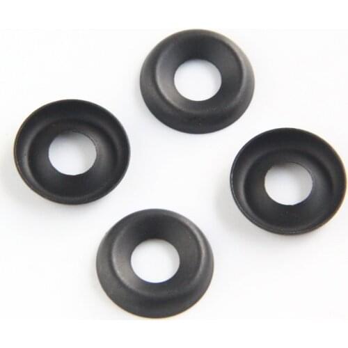 Pack of 100 Black Oxide Finish Countersunk Finishing Washer For DIY Gun Holster and Knife Sheath