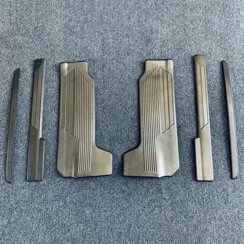 For 2020 2021 Suzuki Solio Car Door Sill Scuff Plate Welcome Pedal Protector Pedal Step Cover Stainless Car Styling Accessories