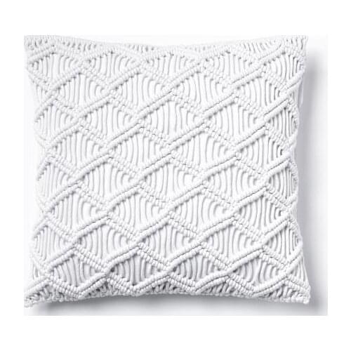 Macrame cushion cover Bohemian throw pillow cover / wedding decorative cushion sham custom size and color