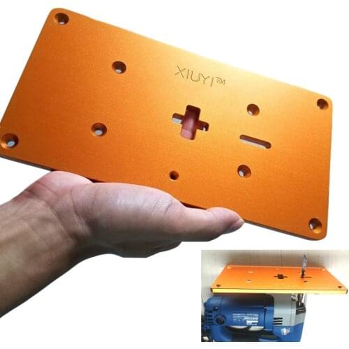 NEW Electric Jig Saw Flip Board Aluminum Router Table Insert Plate for Jig Saw Woodworking Work Benches