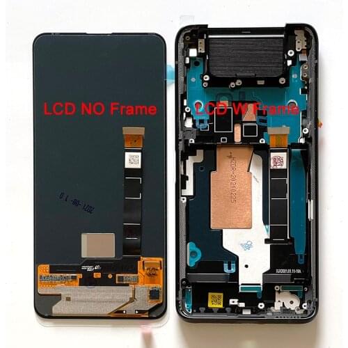 6.67"Original Supor Amoled M&Sen For Asus Zenfone 7 ZS670KS LCD Display Screen +Touch Panel Digitizer For ZS670KS ASUS_I00 LCD