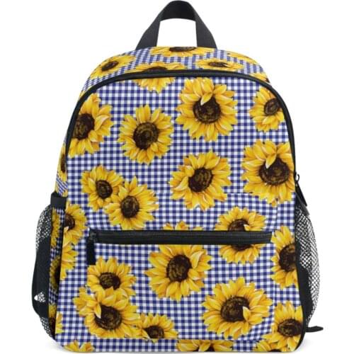 2021 New Children School Bags Boys Girls Kids Sunflower Orthopedic School Backpack Waterproof Backpacks Primary School Back Pack