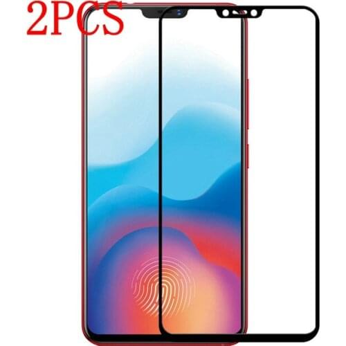 2PCS Full Cover Tempered Glass For Vivo V9 Screen Protector protective film For Vivo V9 Y85 glass