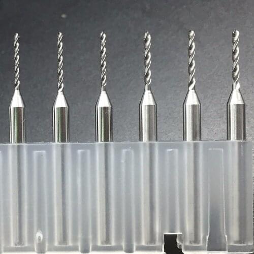 0.8mm 10pcs/lot Carbide Micro Drill Bits CNC PCB Drill Bit Set Broca mini drill