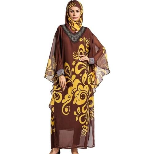 Caftan arabic dress islamic clothing muslim dress dubai abaya for women robe clothes turkey kaftan dubai abaya turkey TA845