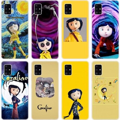 Coraline and the magic door Case for Samsung Galaxy A12 A02 A03S A21S A22 A32 A52 A72 A82 Quantum 2 S21 Plus FE Ultra M02S M12