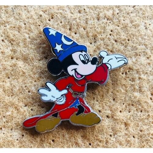 Disney Cartoon Badges for Clothes Mickey Mouse Cute Badges Backpack Kawaii Pins Custom Button Badge Brooch Metal Pins Brooch