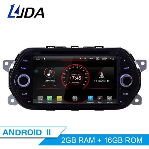 LJDA Android 10.0 Car DVD Player For Fiat Tipo Egea 2015 2016 2017 WIFI Car Multimedia Stereo GPS 1 Din Car Radio Quad Core RDS