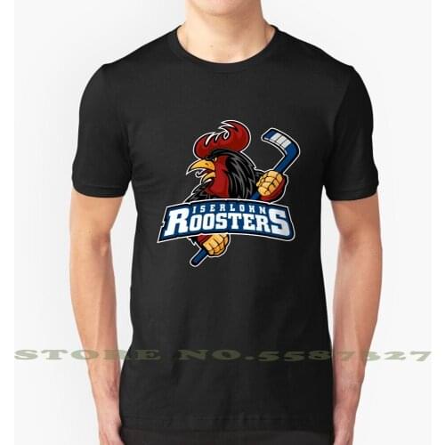 Iserlohn Roosters Cool Design Trendy T-Shirt Tee Team Club Play Game Sport Deutsche Eishockey Liga Germany