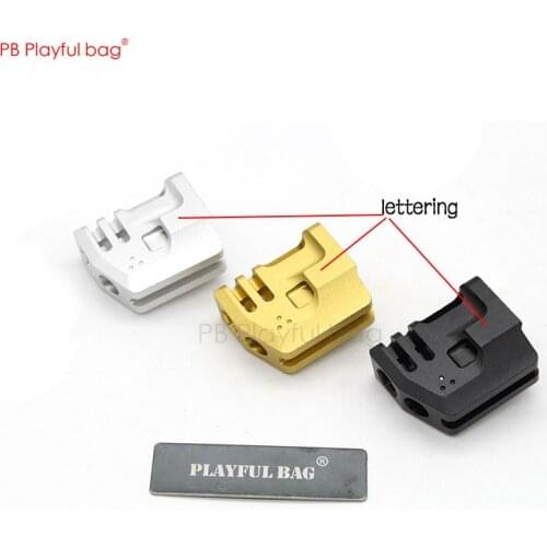 PB Playful bag Outdoor sport P1 G17 muzzle brake Screw reset feed rod CNC machining Tactical CS toy accessories QA52S