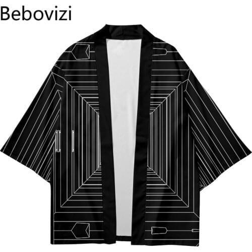 Kimono Streetwear Men Women Cardigan Cosplay Haori Yukata Harajuku Tops Robe Clothes Plus Size Fashion 3D Beach Japanese Style
