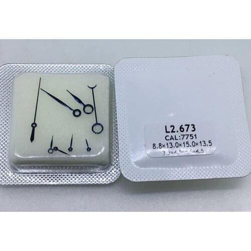 L2.673 Watch accessories watch hands fit ETA7751 movement BULE COLOR Original watch instead