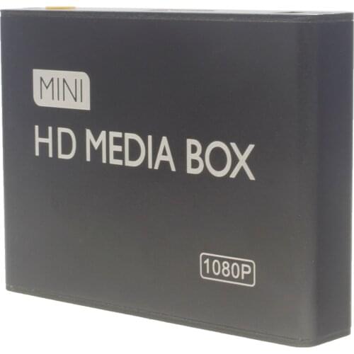Mini Full 1080p HD Media Player MPEG / MKV / H.264 with HDMI AV USB 2.0 Host SD Card Reader Slot IR Remote Control for HDTV