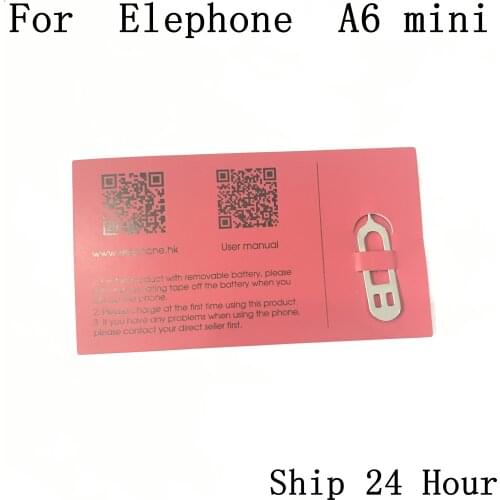 Original New Elephone A6 mini SIM Card Eject Pin Handling Needle For Elephone A6 mini