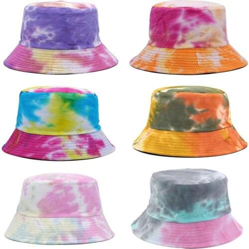 2021 Luxury Bucket Hat Women Men Reversible Fishing Hat Graffiti Bob Caps Hip Hop Tie Dye Gorros Fisherman Hat