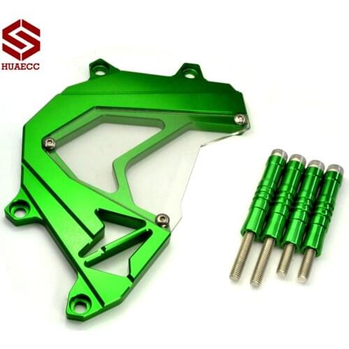 Motorcycle Front Sprocket Panel Left Engine Guard Chain Cover for Kawasaki Z800 2013 2014 2015 2016