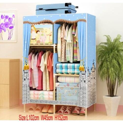 Factory Price Solid Wood Wardrobe length 102 cm