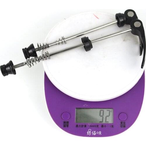 Alloy Skewer 1 Pair Bicycle Hub QR Front 100mm Rear 130mm For Road Bicycle Or Mountain Bike MTB Quick Release Skewers