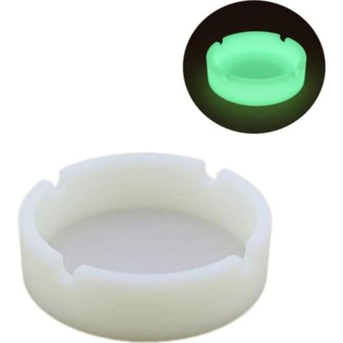 Silicone Soft Round Ashtray Ash Tray Cigarette Holder Home Office Use Portable Anti-scalding Cigarette Holder Gifts For Dad