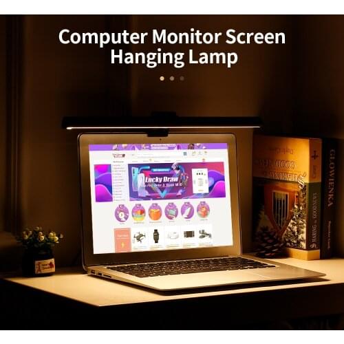 USB Screen Monitor Screen LED Eye-caring Lamp Computer Hanging Lamp Office Lamp with Adjustable Color Tempearture Brightness