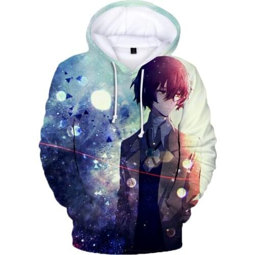 Hoodie Sweatshirt Bungou Stray Dogs Cartoon Hoodie 3D Anime Hoodies Sweatshirts Boys/girls Streetwear Coats Pullover Children