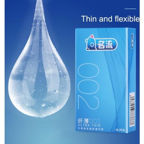 Mingliu 10pcs/lot Ultra Thin 002 Condoms High Quality Penis Sleeve Super Intimate Condones Kondom Adult Product Sex Toy For Men