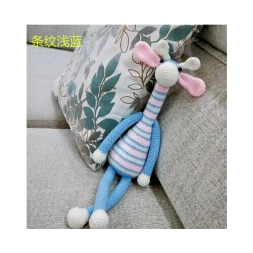 Handmade material packag Knitting crocheted doll Material packages wool deer doll production Plush toy crochet with weaving tool