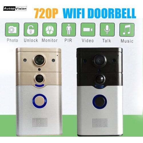 ZJ008-B wifi video doorbell camera with ring chime supports smart phone PIR alarm tamper alarm peephole