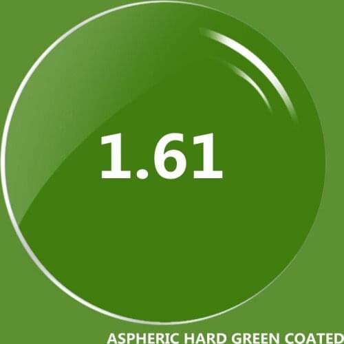 1.61 Single Vision Prescription Myopia Hyperopia Astigmatism Optical Lens Scratch Resistant Ultra-thin Resin Aspheric Glasses