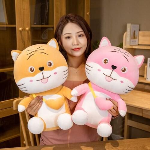 1PC 30/40/50CM Cartoon Cute Plush Tiger Lovely Soft Animals Dolls Baby Sofa Toys Cushion For Girls New Year Best Present