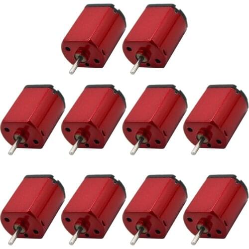 10PCS DIY DC Micro Motor 030 High Speed Motor DC 3V 30000RPM for Climbing Competition Boat Model RC Toy Car