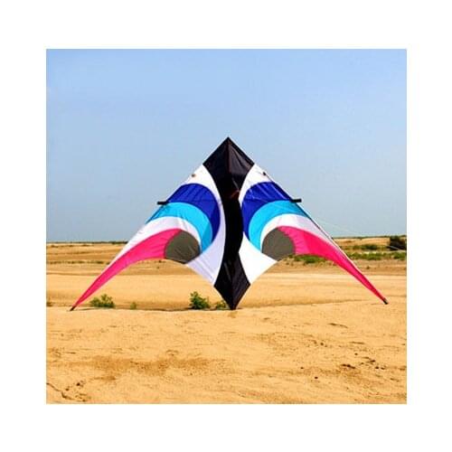 2.8m Big Colorful Triangle Kite for Audlts Large Delta Single Line Kites Outdoor Fun toys gift