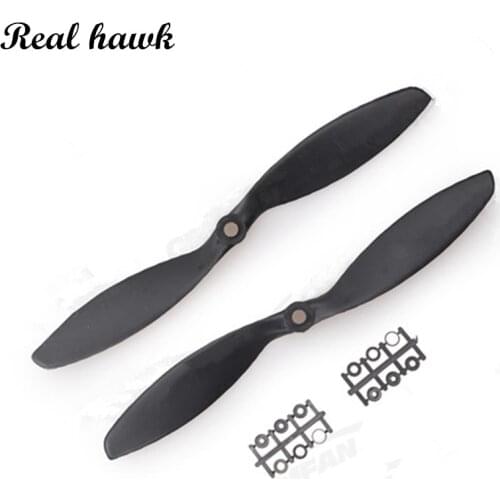 2 colors 8038 ABS plastic slow electric propeller 1 pair (CCW and CW ) is suitable for For RC Model Aircraft 2208-2312 motor