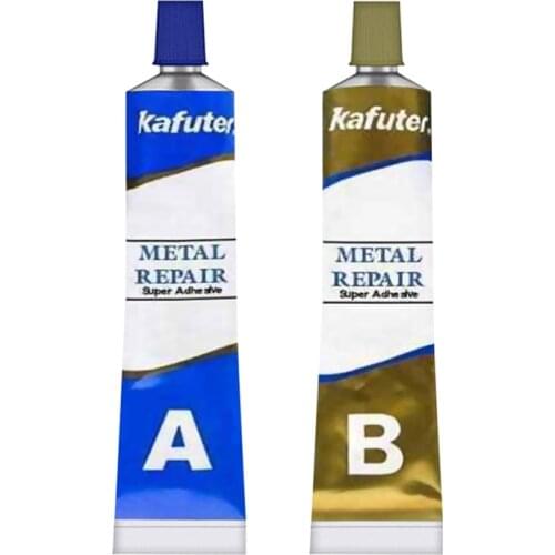 2pcs/set Material Metal Glue Industrial Heat Resistance Cold Weld Metal Repair Paste A&B Adhesive Gel Sealant Quick-drying Glue