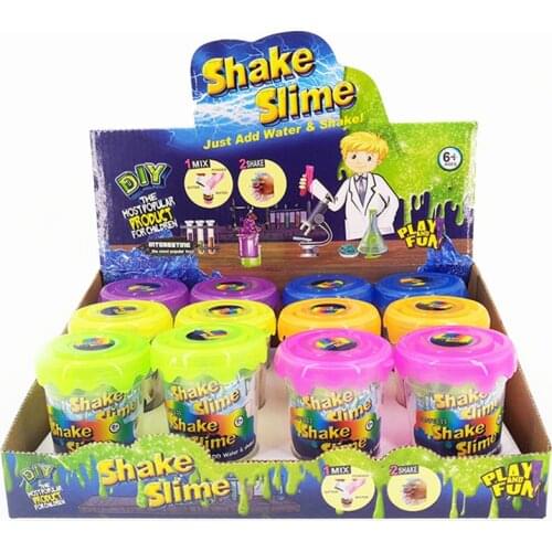 2021 DIY Glitter Slime Make Kit Filler Polymer Clay Powder for Supplies Slime Add Water Shake Putty Set No Stress Toys