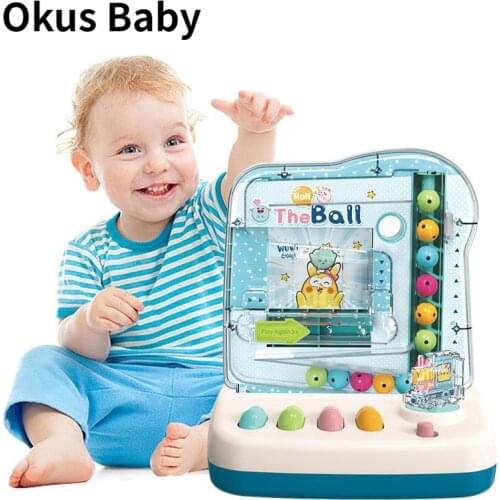 2021 Puzzle Rolling Ball Toy Track Ball Game Machine Parent Child Interaction Childrens Indoor Toys