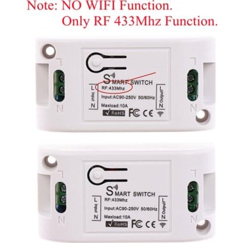 433 Mhz RF Smart Switch Wireless RF Receiver Timer Relay Phone Remote Control High Quality Hot Sale