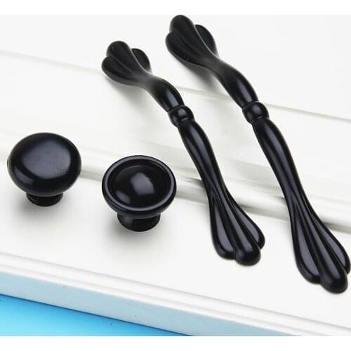 Black Handles for Furniture Cabinet Knobs and Handles Kitchen Handles Drawer Knobs Cabinet Pulls Cupboard Handles Knobs
