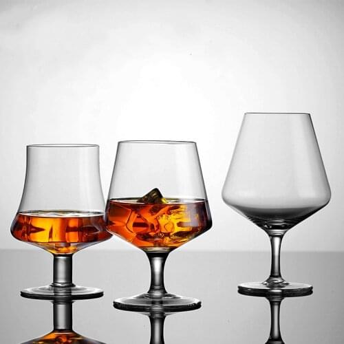 Crystal Thin Waist Brandy Cup Whiskey Glass Red Wine Cup Restaurant Household Transparent Bar Personality Wine Glass Vaso Cup