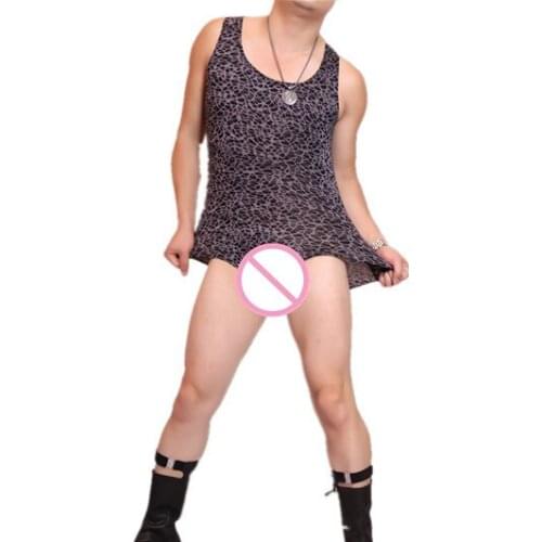 MS011) Man sexy lycra cotton wild leopard bodysuit pattern camouflage catsuit/tights