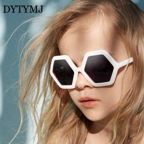 DYTYMJ Irregular Sunglasses for Kids Personality Childrens Sunglasses Anti-UV Glasses Candy Color Cute Shades Glasses Wholesale