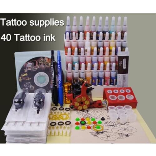 Permanent makeup gun kit professional body piercing kit tattoo machine kit body art