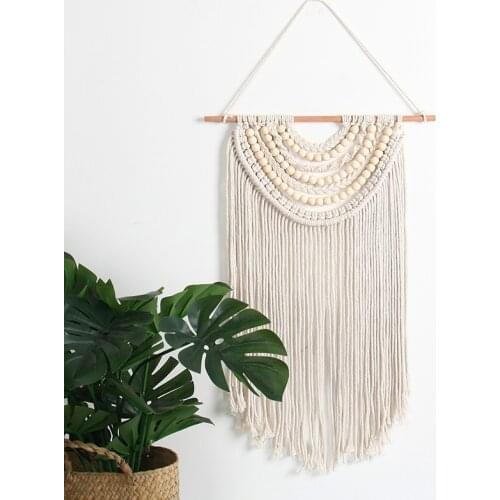 Nordic Home Decoration Tapestry Hand Woven Cotton Living Room Bedroom Hanging Electricity Meter Box Shelter Wall Hanging